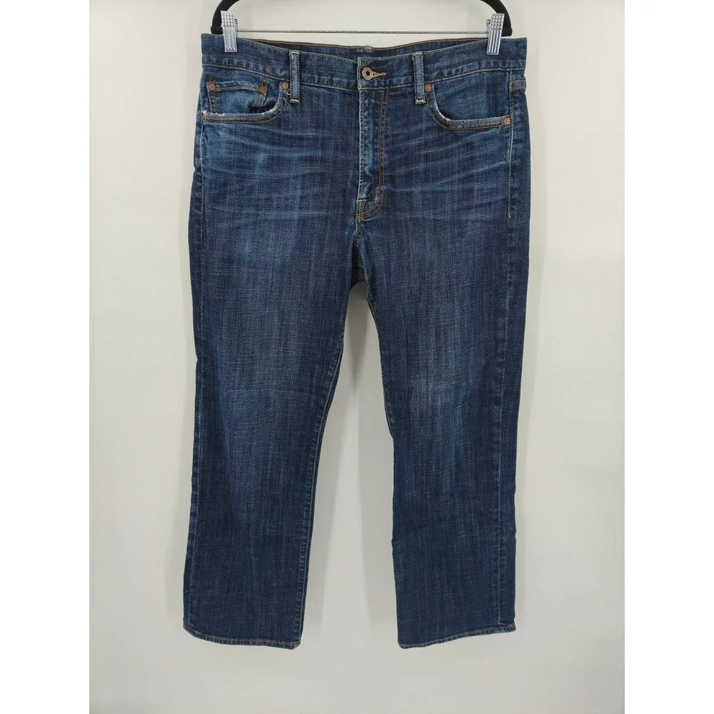 Lucky Brand 361 Vintage Straight Dark Wash Denim Jeans Mens 36x30 7M12234